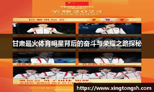 甘肃最火体育明星背后的奋斗与荣耀之路探秘